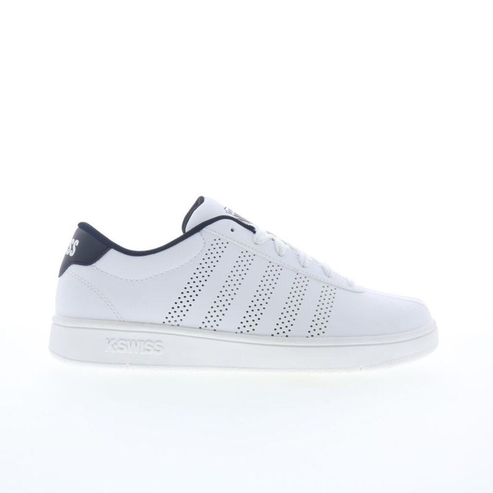 K-Swiss Mens Court Open Perf White Shoes (NWT)